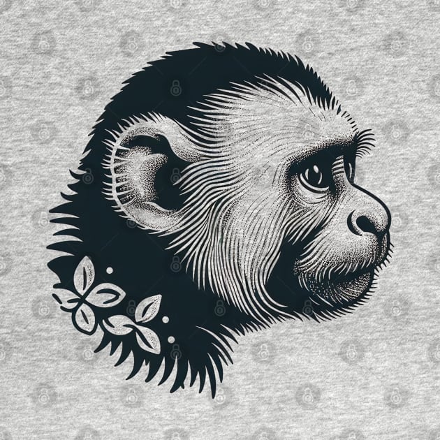 Sad Capuchin Monkey by SimpliPrinter